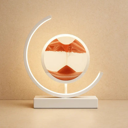 Lampe de Bureau - Voyage Spirituel | Sandora - Blanc / Rouge |   Delvanie