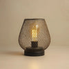 Lampes De Table Sans Fil - Maille Dorée Sculpturale | Dorélya - Rechargeable par USB |   Delvanie
