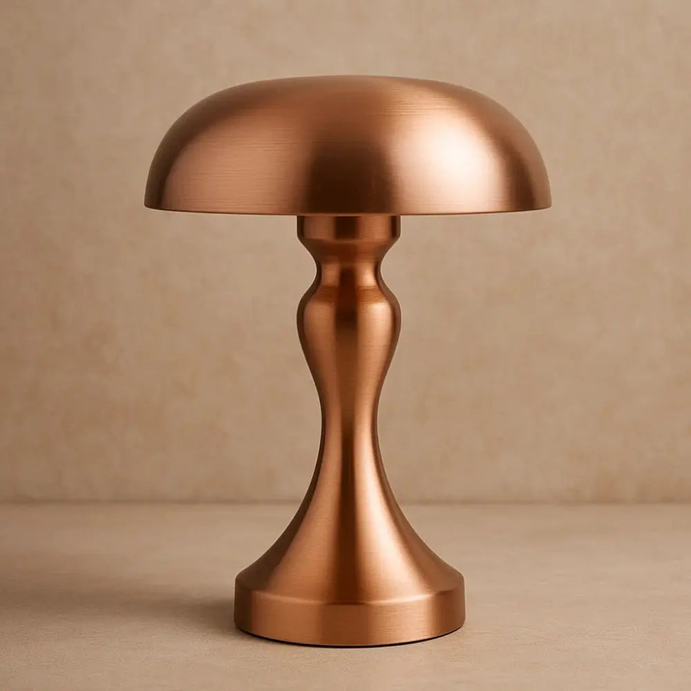Lampe Sans Fil - Éclat Nomade | Cordora - Lunara / Or rose |   Delvanie