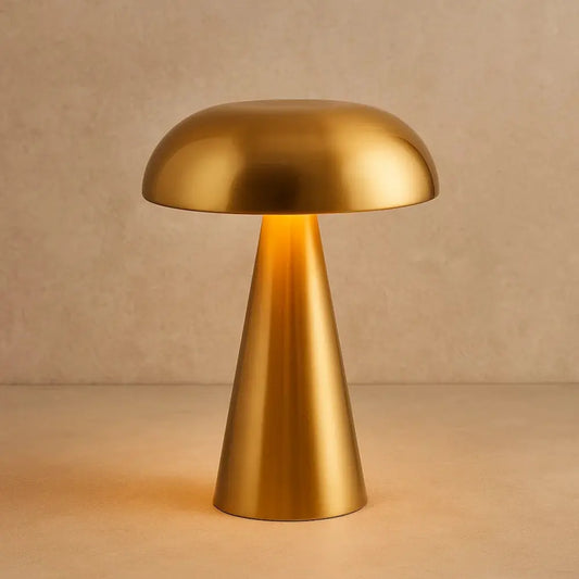 Lampe Sans Fil - Éclat Nomade | Cordora - Vesca / Or |   Delvanie