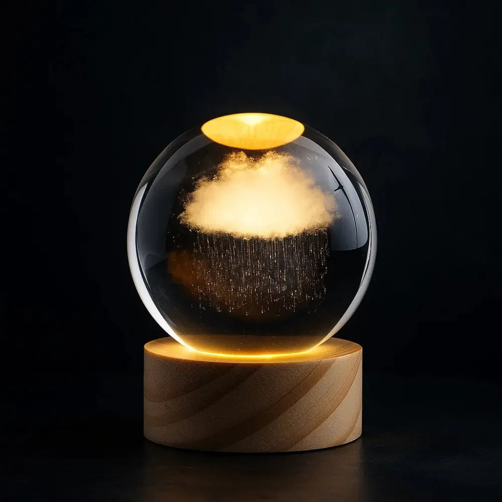 Lampe de Chevet Enfant - Ambiance Magique | Starli - Nuage |   Delvanie