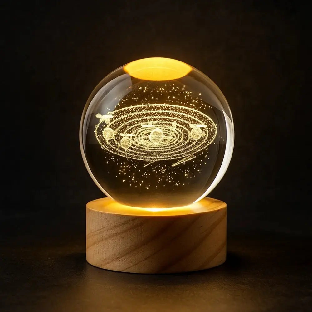 Lampe de Chevet Enfant - Ambiance Magique | Starli - Système solaire |   Delvanie