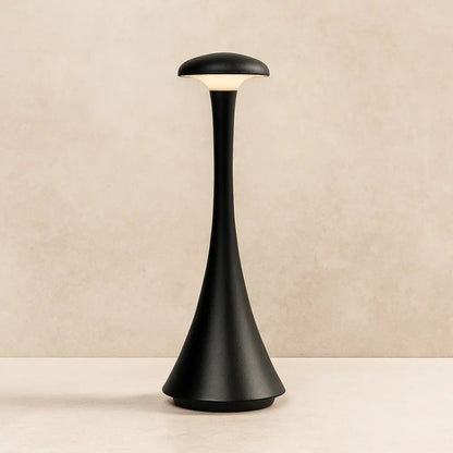 Lampe de Bureau Tactile - Toucher Lumineux | Elenya - Noir |   Delvanie