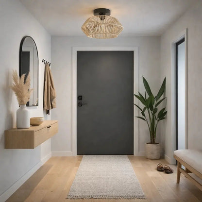 Led Plafonnier - Tissage Bohème Lumineux | Calenya -  |   Delvanie