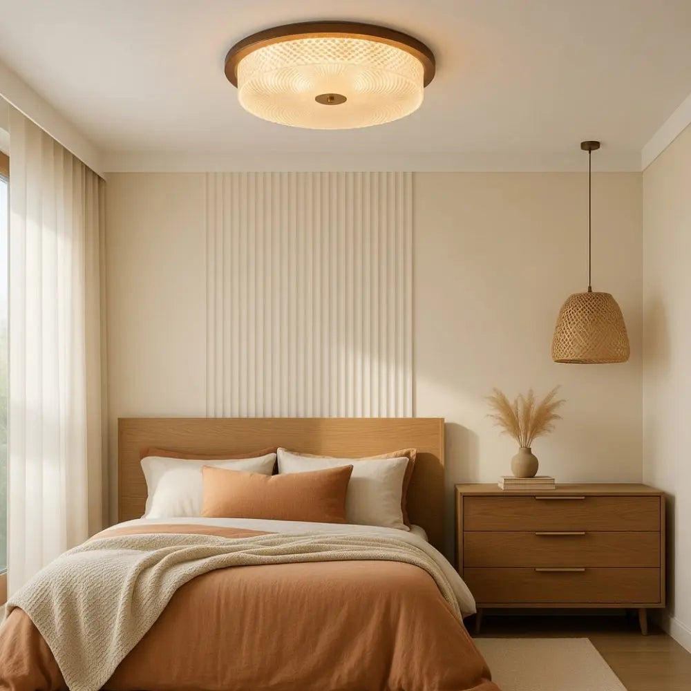 Luminaire Led Plafond - Cristal Noyer Hérité | Althéon -  |   Delvanie