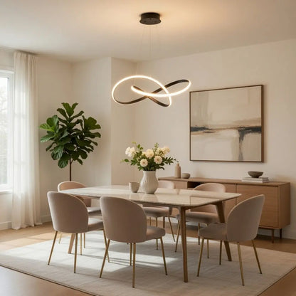 Luminaire Salle à Manger - Ruban Sculptural | Elyse -  |   Delvanie