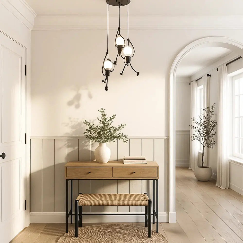 Luminaire Suspension Design - Bonhomme Suspendu | Ironman -  |   Delvanie
