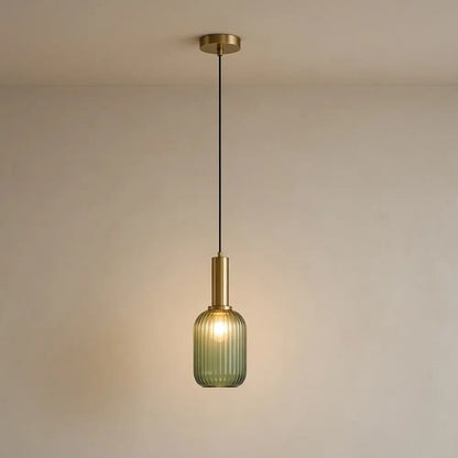 Luminaire Suspension Verre - Coloré Ondes Rétro | Chroméa -  |   Delvanie