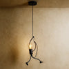 Luminaire Suspension Design - Bonhomme Suspendu | Ironman - Un homme / Blanc froid |   Delvanie