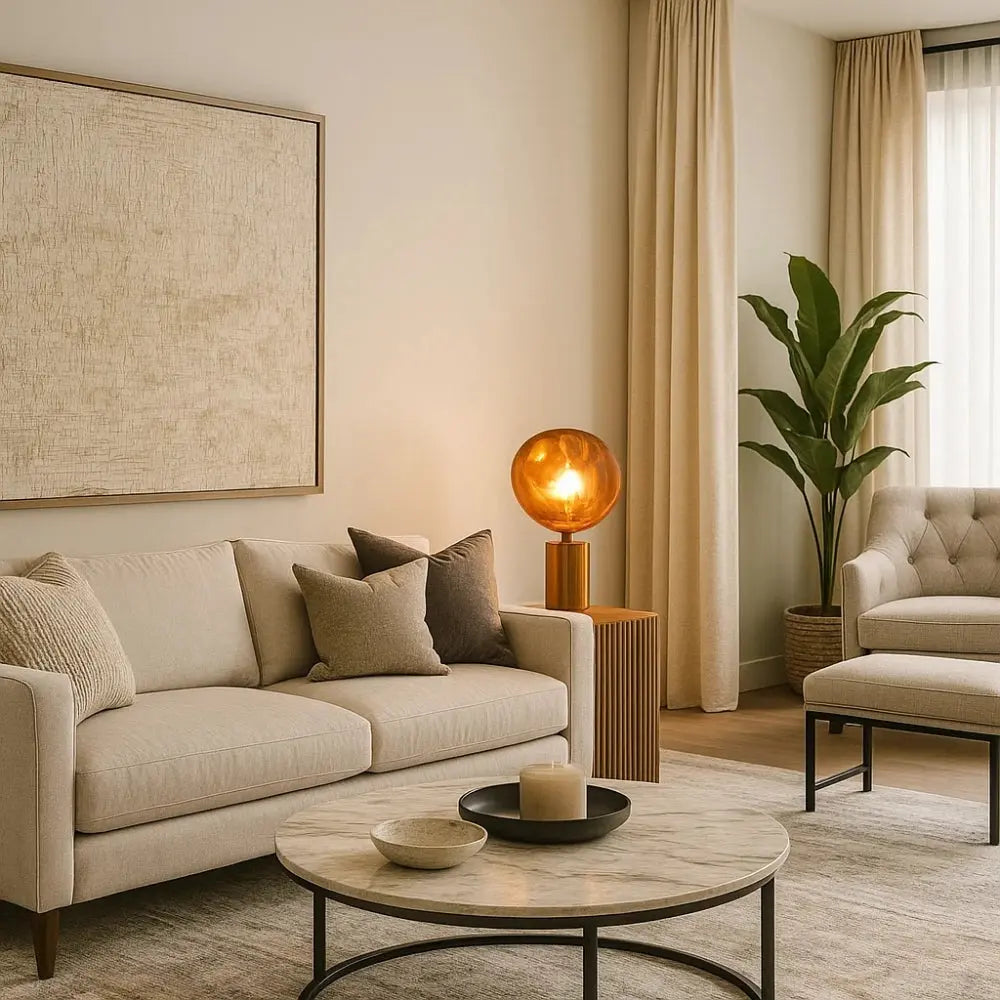 Lampe de Table Sans Fil - Lueur Spatiale | Orionis -  |   Delvanie