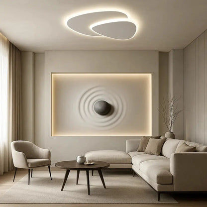 Plafonnier LED - Éclat Minimaliste | Solara -  |   Delvanie