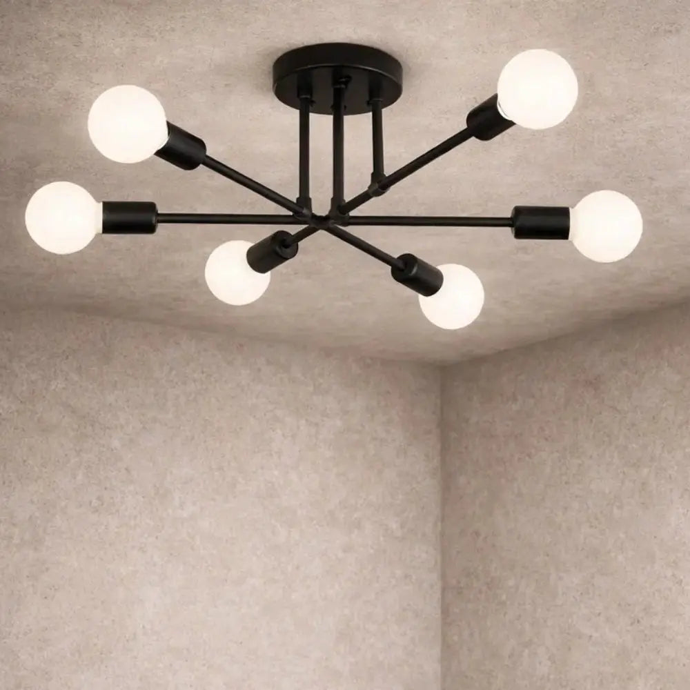 Plafonnier Led Moderne - Cercle Métal Contemporain | Lumaeris -  |   Delvanie