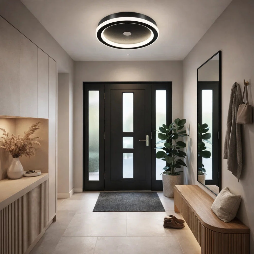 Plafonnier Leds - Halo Sensoriel Moderne | Lumivra -  |   Delvanie