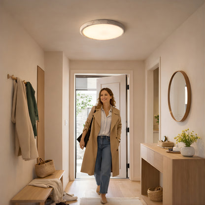 LED Ceiling Lights - Cream Circle Soft Cave | Karilyn