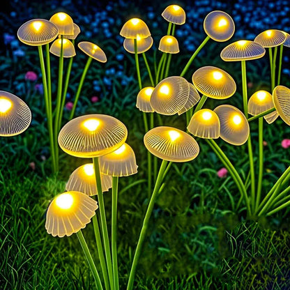 Lampe Extérieur Solaire - Lumière Enchantée | GlowMush - Chaud |   Delvanie