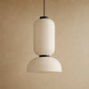 Suspension papier de riz Karumiya, packshot fuseau Ø 45 cm | Delvanie