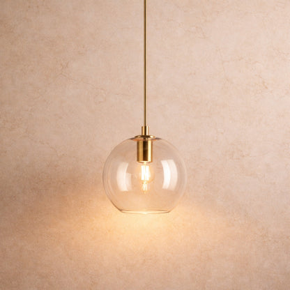 Pendant Light Glass - Amber Soft Halo | Cafélia