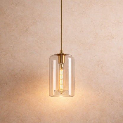 Pendant Light Glass - Amber Soft Halo | Cafélia