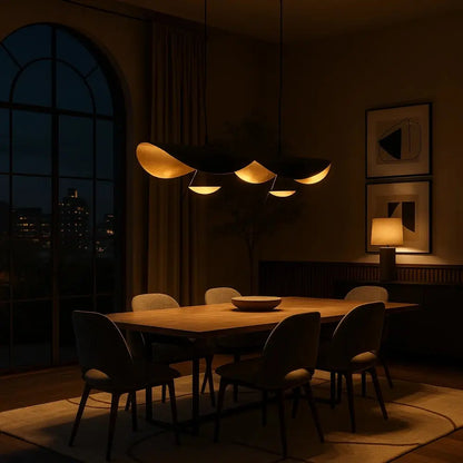 Luminaire Moderne Suspension - Ligne Polie Minimaliste | Claréon -  |   Delvanie