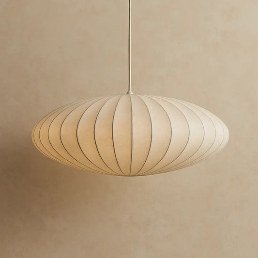 Suspension Luminaire Design - Voile De Soie Japandi | Solyori - 50cm |   Delvanie