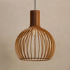 Suspension Bois - Charme Minimaliste | Forestia - ∅ 45cm |   Delvanie