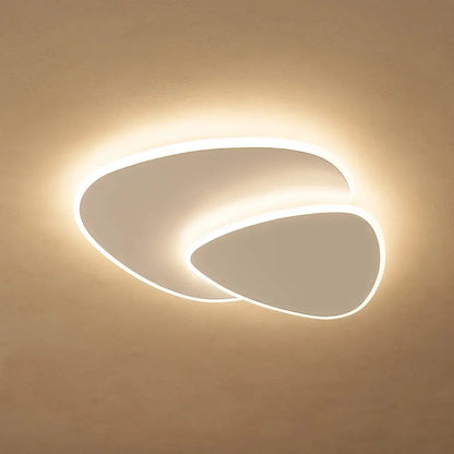 Plafonnier LED - Éclat Minimaliste | Solara - 50cm x 58cm | 40W / 3 Couleurs réglables |   Delvanie