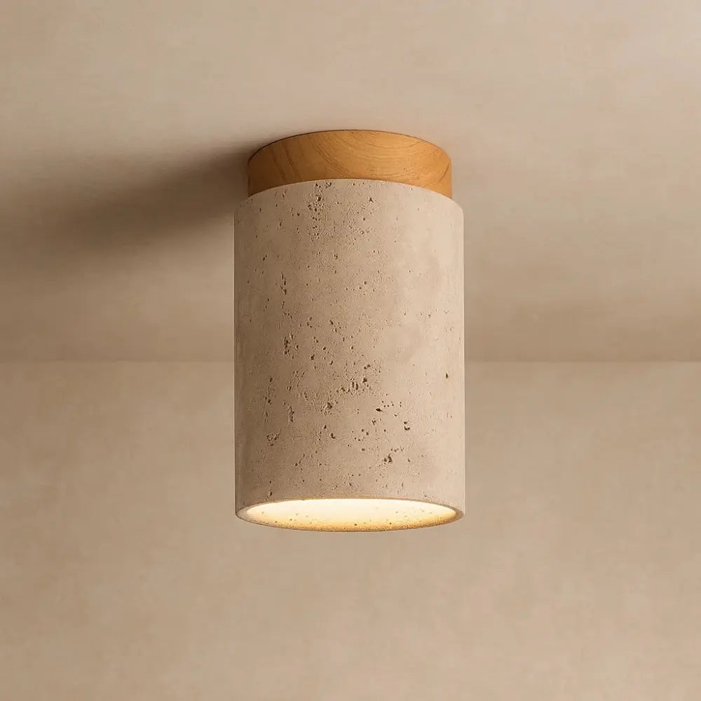 Plafonnier Travertin - Raffinement i | Travina - Long / Bois |   Delvanie