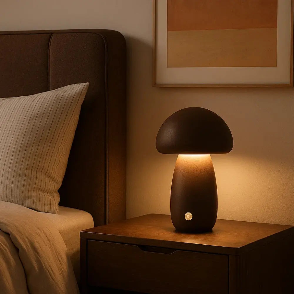 Lampe de Chevet Champignon - Éclat Bohème | Mushara -  |   Delvanie